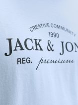 Tshirt Manches Courtes Bleu Jack&Jones du 3XL au 8XL