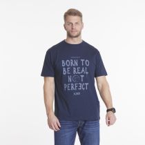 Tshirt Manches Courtes Bleu marine All Size du 3XL au 8XL