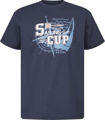 Tshirt Manches Courtes Bleu Marine All Size du 3XL au 8XL