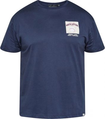 Tshirt Manches Courtes Bleu Marine All Size du 3XL au 8XL