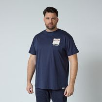 Tshirt Manches Courtes Bleu Marine All Size du 3XL au 8XL