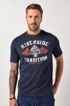 Tshirt Manches Courtes Bleu Marine du 3XL au 7XL