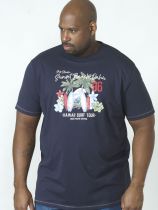 Tshirt Manches Courtes Bleu Marine Duke Du 3XL au 8XL