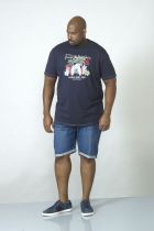 Tshirt Manches Courtes Bleu Marine Duke Du 3XL au 8XL