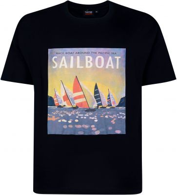 Tshirt Manches Courtes Bleu Marine Espionage du 2XL au 8XL