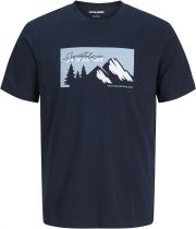 Tshirt Manches Courtes Bleu Marine Jack&Jones du 3XL au 8XL