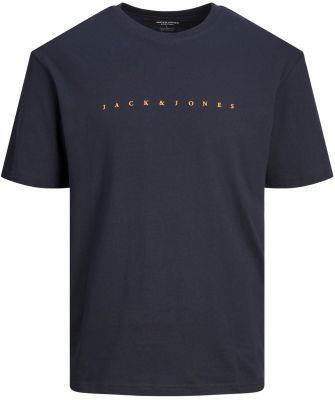 Tshirt Manches Courtes Bleu Marine Jack&Jones du 4XL au 8XL