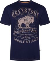 Tshirt Manches Courtes Bleu Marine Kam du 2XL au 8XL