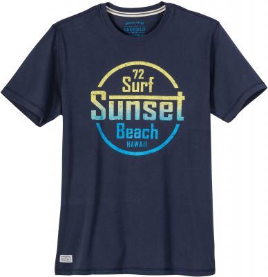 Tshirt Manches Courtes Bleu Marine Redfield du 3XL au 10XL