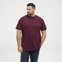 Tshirt Manches Courtes Bordeaux All Size du 3XL au 8XL