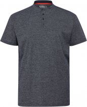 Tshirt Manches Courtes Col Tunisien Gris All Size du 3XL au 8XL