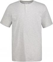 Tshirt Manches Courtes Col Tunisien Gris JP1880 du 3XL au 7XL