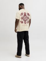 Tshirt Manches Courtes Cr&eacute;me du 3XL au 8XL