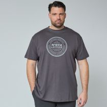Tshirt Manches Courtes Gris All Size du 3XL au 8XL