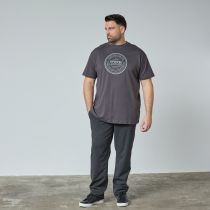 Tshirt Manches Courtes Gris All Size du 3XL au 8XL