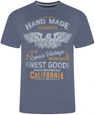 Tshirt Manches Courtes Indigo Kam du 2XL au 8XL