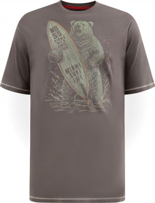Tshirt Manches Courtes Kaki Duke Du 3XL au 10XL