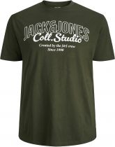 Tshirt Manches Courtes Kaki Jack&Jones du 3XL au 8XL