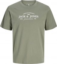 Tshirt Manches Courtes Kaki Jack&Jones du 3XL au 8XL