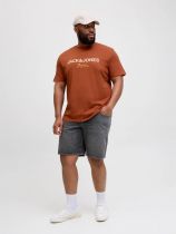 Tshirt Manches Courtes Marron Jack&Jones du 3XL au 8XL