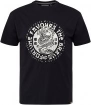 Tshirt Manches Courtes Noir All Size du 3XL au 8XL