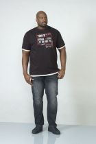 Tshirt Manches Courtes Noir Duke Du 3XL au 8XL