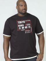 Tshirt Manches Courtes Noir Duke Du 3XL au 8XL