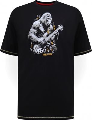 Tshirt Manches Courtes Noir Duke Du 3XL au 8XL