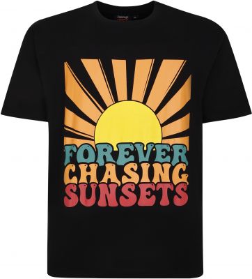 Tshirt Manches Courtes Noir Espionage du 2XL au 8XL