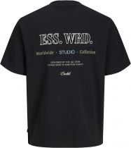 Tshirt Manches Courtes Noir Jack&Jones du 3XL au 8XL