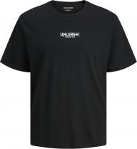 Tshirt Manches Courtes Noir Jack&Jones du 3XL au 8XL