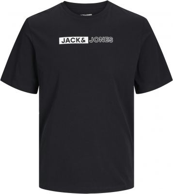 Tshirt Manches Courtes Noir Jack&Jones du 3XL au 8XL