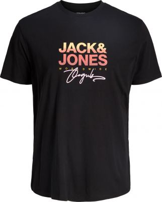 Tshirt Manches Courtes Noir Jack&Jones du 3XL au 8XL