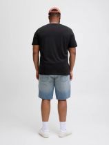 Tshirt Manches Courtes Noir Jack&Jones du 3XL au 8XL