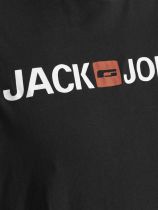 Tshirt Manches Courtes Noir Jack&Jones du 4XL au 8XL
