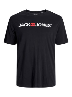 Tshirt Manches Courtes Noir Jack&Jones du 4XL au 8XL