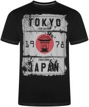 Tshirt Manches Courtes Noir Kam du 2XL au 8XL