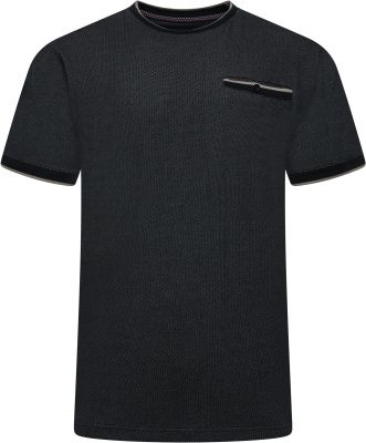 Tshirt Manches Courtes Noir Kam du 3XL au 8XL