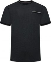 Tshirt Manches Courtes Noir Kam du 3XL au 8XL