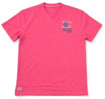 Tshirt Manches Courtes Rose Redfield du 3XL au 10XL