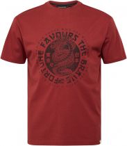 Tshirt Manches Courtes Rouge All Size du 3XL au 8XL