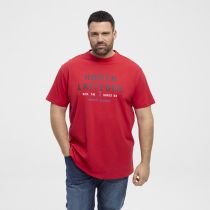 Tshirt Manches Courtes Rouge All Size du 3XL au 8XL