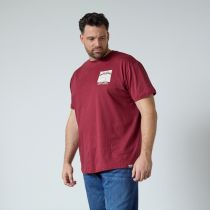 Tshirt Manches Courtes Rouge All Size du 3XL au 8XL