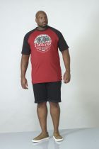 Tshirt Manches Courtes Rouge Duke du 3XL au 6XL