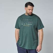 Tshirt Manches Courtes Vert All Size du 3XL au 8XL