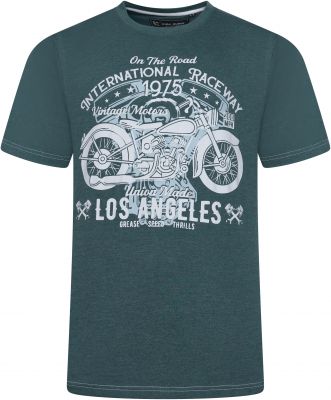 Tshirt Manches Courtes Vert Kam du 3XL au 8XL