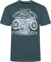 Tshirt Manches Courtes Vert Kam du 3XL au 8XL