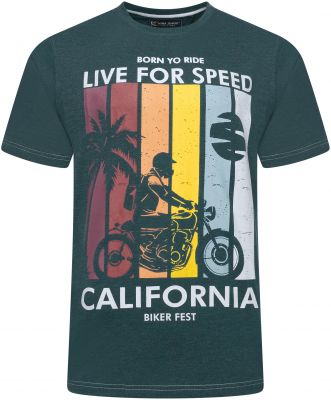 Tshirt Manches Courtes Vert Kam du 3XL au 8XL