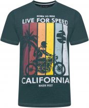 Tshirt Manches Courtes Vert Kam du 3XL au 8XL