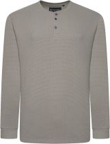 Tshirt Manches Longues Beige Kam du 3XL au 8XL